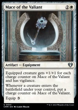 Mace of the Valiant - Commander Masters (Uncommon) [CMM-41]