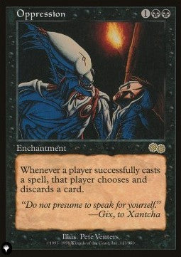 Oppression⁣ - The List⁣ (Rare)⁣ [143]