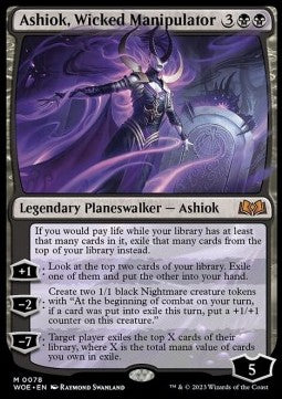 Ashiok, Wicked Manipulator⁣ - Wilds of Eldraine⁣ (Mythic)⁣ [78]