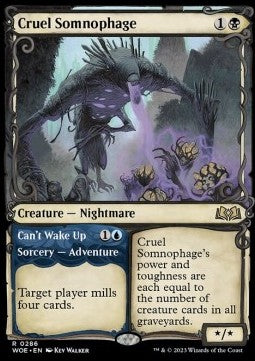 Cruel Somnophage // Can't Wake Up⁣ - Wilds of Eldraine: Extras⁣ (Rare)⁣ [286]