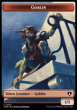 Goblin Token (R 1/1) // Spirit Token (WB 1/1) - Commander Masters: Extras (Token) [XCMM-T 27/39]