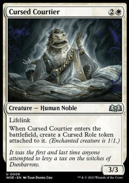 Cursed Courtier - Wilds of Eldraine (Uncommon) [WOE-9]