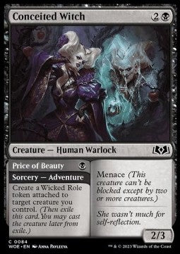 Conceited Witch // Price of Beauty - Wilds of Eldraine (Common) [WOE-84]