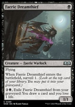 Faerie Dreamthief - Wilds of Eldraine (Uncommon) [WOE-89]
