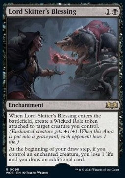 Lord Skitter's Blessing⁣ - Wilds of Eldraine⁣ (Rare)⁣ [98]