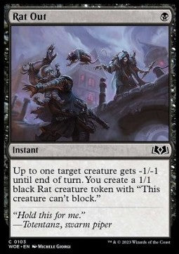 Rat Out - Wilds of Eldraine (Common) [WOE-103]