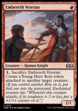 Embereth Veteran - Wilds of Eldraine (Uncommon) [WOE-127]