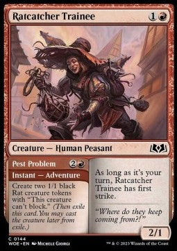Ratcatcher Trainee // Pest Problem - Wilds of Eldraine (Common) [WOE-144]