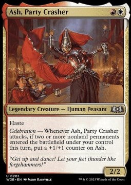 Ash, Party Crasher - Wilds of Eldraine (Uncommon) [WOE-201]