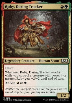 Ruby, Daring Tracker - Wilds of Eldraine (Uncommon) [WOE-212]