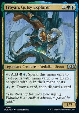 Troyan, Gutsy Explorer - Wilds of Eldraine (Uncommon) [WOE-217]
