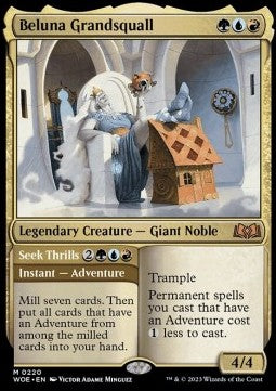 Beluna Grandsquall // Seek Thrills⁣ - Wilds of Eldraine⁣ (Mythic)⁣ [220]