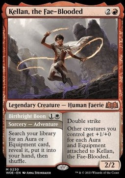 Kellan, the Fae-Blooded // Birthright Boon⁣ - Wilds of Eldraine⁣ (Mythic)⁣ [230]