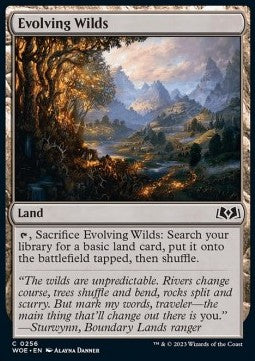 Evolving Wilds - Wilds of Eldraine (Common) [WOE-256]