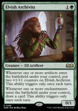 Elvish Archivist⁣ - Wilds of Eldraine⁣ (Rare)⁣ [168]