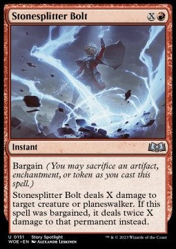 Stonesplitter Bolt - Wilds of Eldraine (Uncommon) [WOE-151]