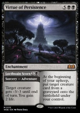Virtue of Persistence // Locthwain Scorn - Wilds of Eldraine (Mythic) [WOE-115]