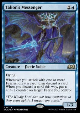 Talion's Messenger⁣ - Wilds of Eldraine⁣ (Rare)⁣ [73]