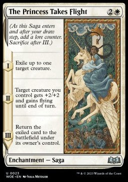 The Princess Takes Flight - Wilds of Eldraine (Uncommon) [WOE-23]