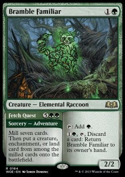 Bramble Familiar // Fetch Quest⁣ - Wilds of Eldraine⁣ (Rare)⁣ [164]