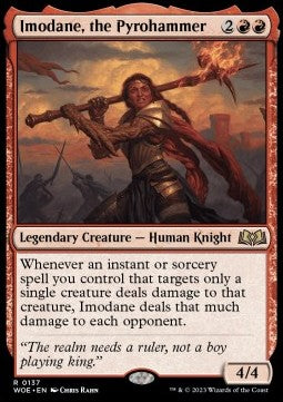 Imodane, the Pyrohammer⁣ - Wilds of Eldraine⁣ (Rare)⁣ [137]