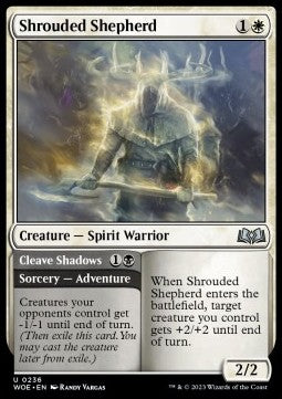 Shrouded Shepherd // Cleave Shadows - Wilds of Eldraine (Uncommon) [WOE-236]