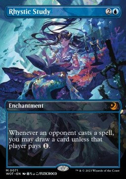 Rhystic Study (V.2)⁣ - Enchanting Tales⁣ (Mythic)⁣ [71]