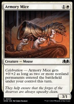 Armory Mice - Wilds of Eldraine (Common) [WOE-3]