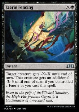 Faerie Fencing - Wilds of Eldraine (Uncommon) [WOE-90]