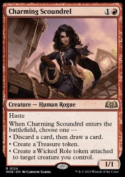 Charming Scoundrel⁣ - Wilds of Eldraine⁣ (Rare)⁣ [124]