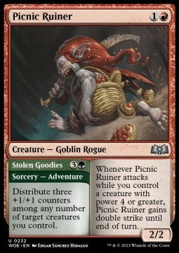 Picnic Ruiner // Stolen Goodies - Wilds of Eldraine (Uncommon) [WOE-232]