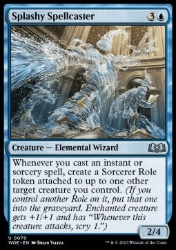 Splashy Spellcaster - Wilds of Eldraine (Uncommon) [WOE-70]