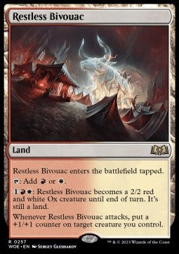 Restless Bivouac⁣ - Wilds of Eldraine⁣ (Rare)⁣ [257]
