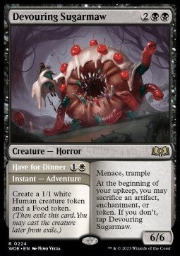 Devouring Sugarmaw // Have for Dinner⁣ - Wilds of Eldraine⁣ (Rare)⁣ [224]