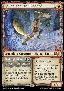 Kellan, the Fae-Blooded // Birthright Boon (V.1)⁣ - Wilds of Eldraine: Extras⁣ (Mythic)⁣ [291]