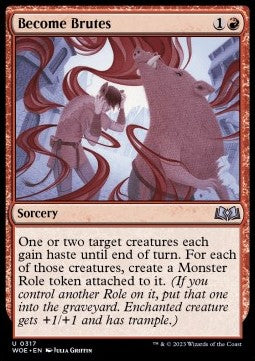 Become Brutes - Wilds of Eldraine: Extras (Uncommon) [XWOE-317]