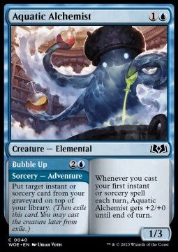 Aquatic Alchemist // Bubble Up - Wilds of Eldraine (Common) [WOE-40]