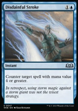 Disdainful Stroke - Wilds of Eldraine (Uncommon) [WOE-47]
