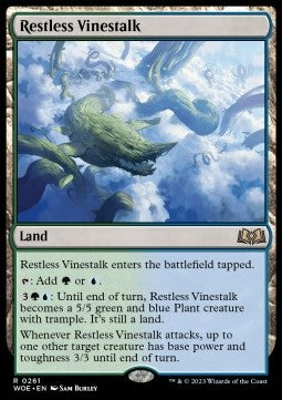 Restless Vinestalk⁣ - Wilds of Eldraine⁣ (Rare)⁣ [261]