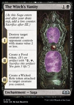 The Witch's Vanity - Wilds of Eldraine (Uncommon) [WOE-119]