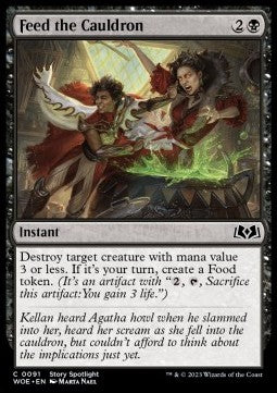Feed the Cauldron - Wilds of Eldraine (Common) [WOE-91]