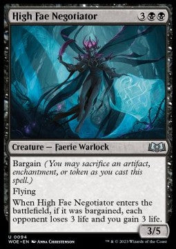 High Fae Negotiator - Wilds of Eldraine (Uncommon) [WOE-94]