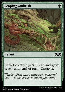 Leaping Ambush - Wilds of Eldraine (Common) [WOE-177]