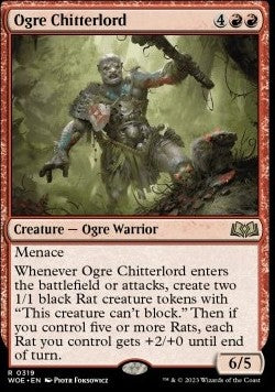 Ogre Chitterlord (V.1) - Wilds of Eldraine: Extras (Rare) [XWOE-319]