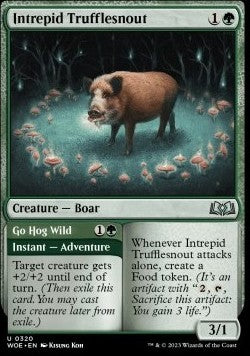 Intrepid Trufflesnout // Go Hog Wild - Wilds of Eldraine: Extras (Uncommon) [XWOE-320]