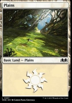 Plains (V.2) - Wilds of Eldraine (Land) [WOE-267]