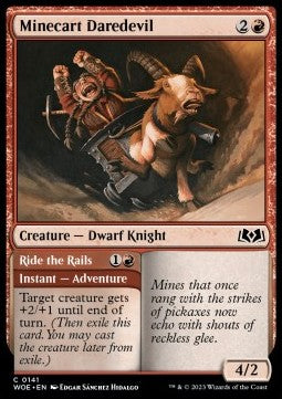 Minecart Daredevil // Ride the Rails - Wilds of Eldraine (Common) [WOE-141]