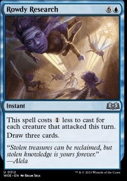 Rowdy Research - Wilds of Eldraine: Extras (Uncommon) [XWOE-312]