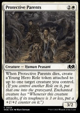 Protective Parents - Wilds of Eldraine (Common) [WOE-24]