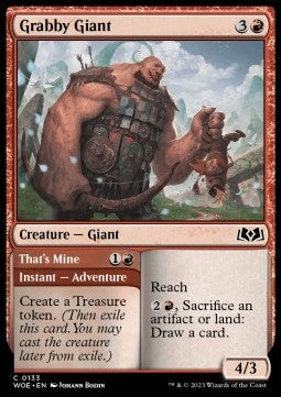 Grabby Giant // That's Mine - Wilds of Eldraine (Common) [WOE-133]
